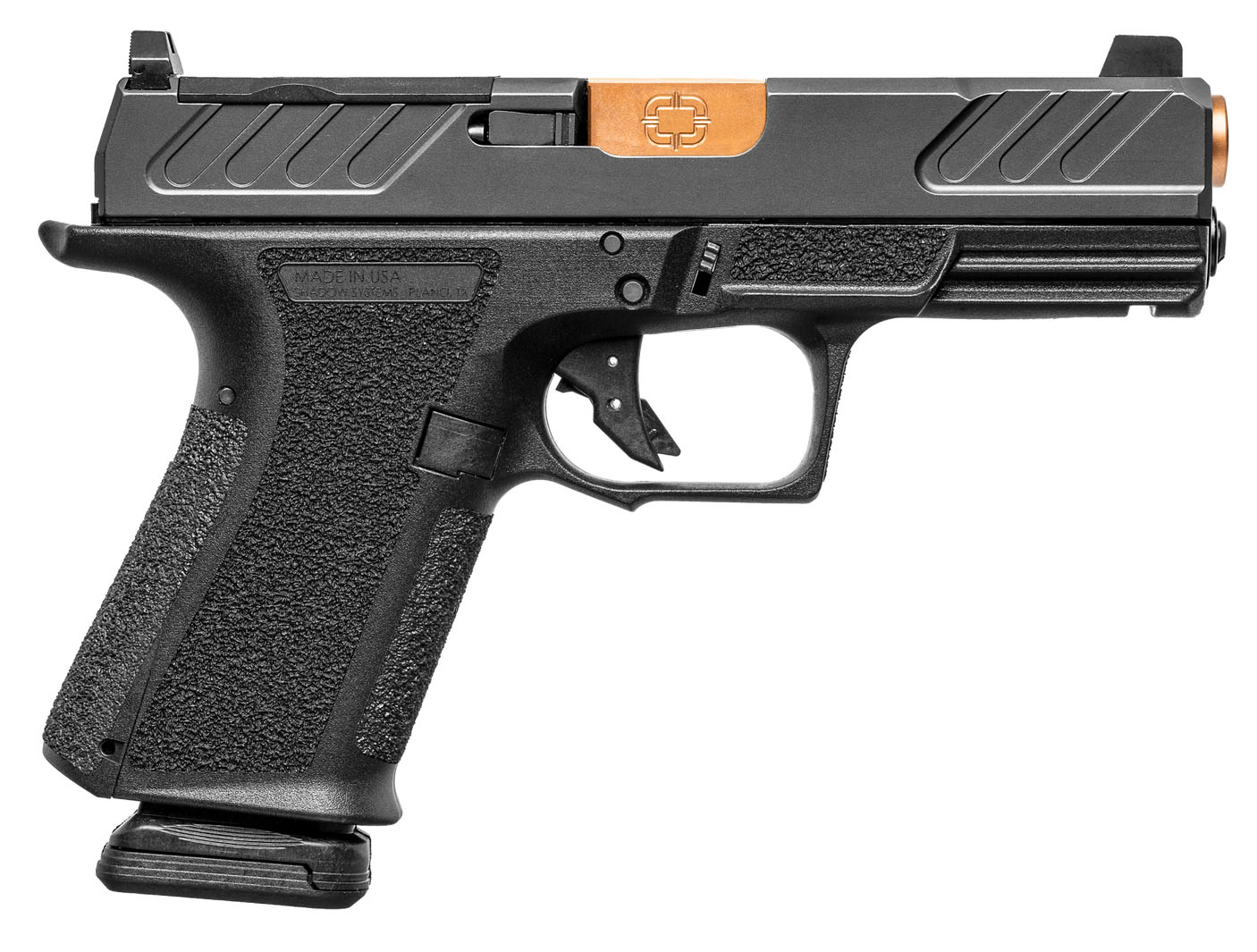 MR920 9MM BLK BRNZ BBL FOUNDATION SLIDE OPTIC - Pistols